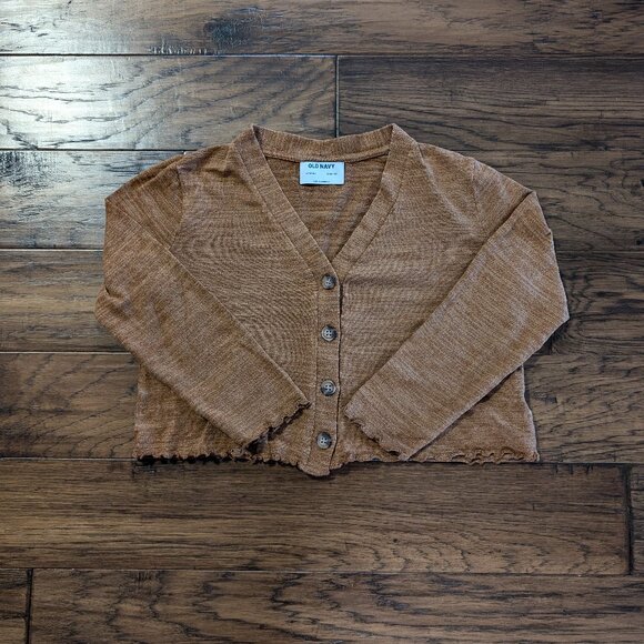 Old Navy kids cardigan V neck size Large 10-12 - Picture 7 of 9